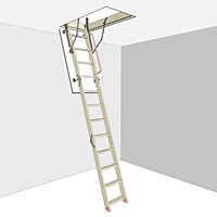 Чердачная лестница DSC 70х120х280 см