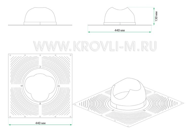 Krovent Base-VT